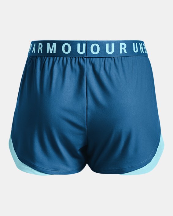 Women's UA Play Up 3.0 Shorts, Blue, pdpMainDesktop image number 5